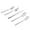 Mirror, variant on Godinger 84200 Rail 18-10 Stainless Steel Flatware Set, Satin Fade - 20 Piece