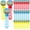 Cartoon Toy, variant on NestE-24 Pcs Street Themed Bubble Wands Colorful Mini Bubble Party Favor Toys for Kid Toddler Birthday Goodie Bag Stuffer Filler Outdoor Classroom Reward Gifts (Red, Yellow, Blue, Green)