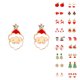 thumbnail image 3 of Qarigey Pendientes de Navidad Pendientes de mujer Pendientes de cumpleaños Regalo de boda de Navidad Joyería de mujer Ropa, zapatos y accesorios Miscelánea siete, 3 of 6