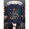 thumbnail image 2 of Summer men's 100% pure cotton casual loose fit plus size New York City printed comfortable round neck short sleeved T-shirt top, 2 of 9
