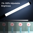 thumbnail image 3 of Lámpara de fotografía Andoer D3 Handheld RGB Light Tube LED Video Light Wand 2500K-9900K Regulable 21 Efectos de escena de iluminación Batería incorporada con pantalla LCD Control remoto para Vlog Liv Andoer Lámpara de fotografía, 3 of 7
