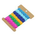 thumbnail image 3 of 5Pcs Set of 5Mm Curved Edge Tape/Curved Tape/Polypropylene Colorful Water Wave Edge Strap S Belt Gift Wrap Household Shoes and Hats Tape, 3 of 5