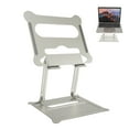 thumbnail image 4 of Elevador Para Computadora Portátil, Soporte Para Computadora Portátil De aleación De Aluminio Con ángulo Ajustable Retráctil Plateado Portátil Para Escritorio, 4 of 7