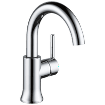 Delta Trinsic Single Handle High-Arc Bathroom Faucet, Chrome