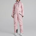 thumbnail image 4 of Women One Pieces Ski Suits with Multifunctional Pockets Waterproof Warm Jumpsuit for Snow Sport , Size XS-L, 4 of 4