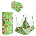 thumbnail image 4 of Hanging Tunnel Hammock Kit, Small Pet Cage Natural Cloth With Metal Hook For   For Ferret For Small Cat, 4 of 8