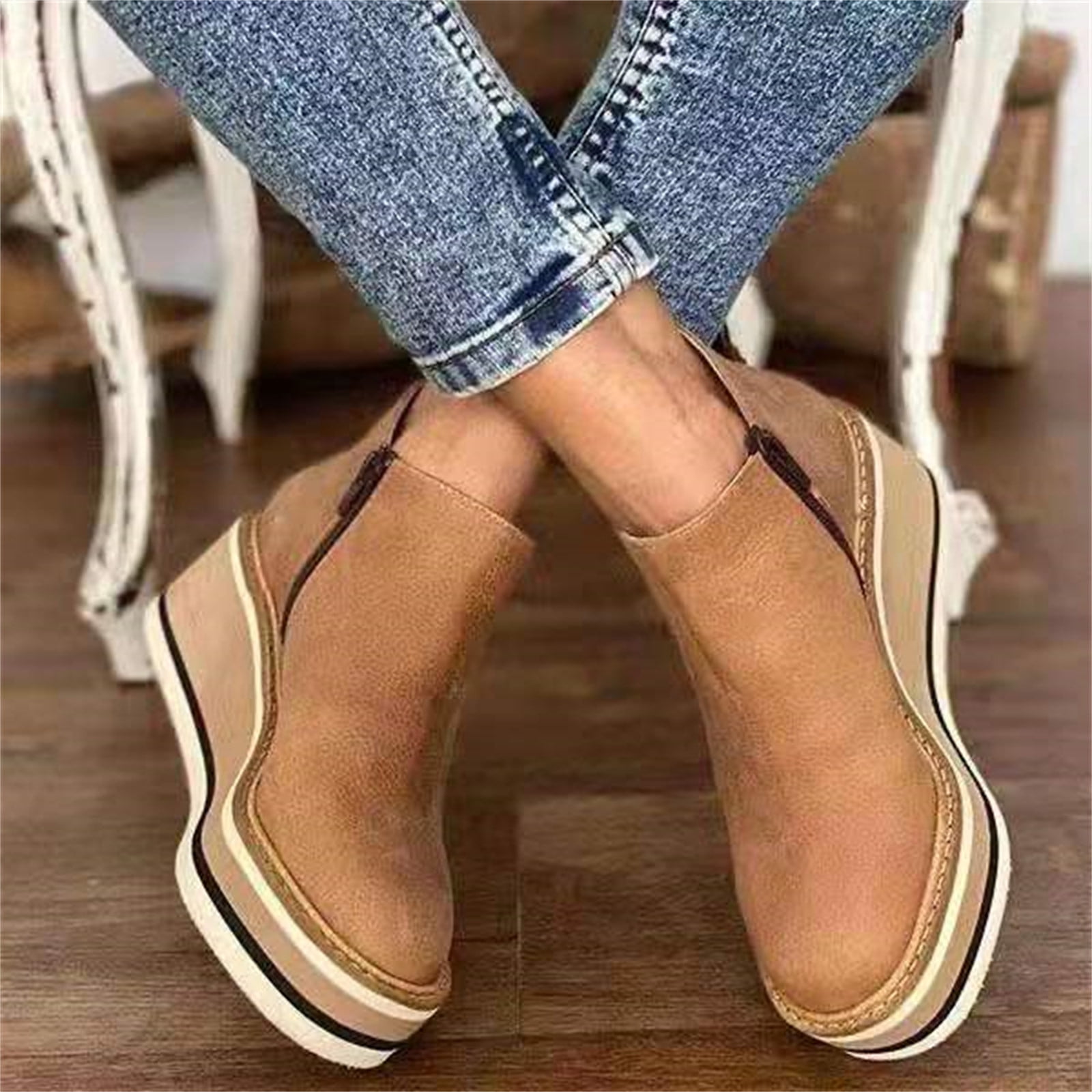 Hidden heel wedge sneakers discount