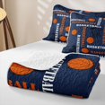 thumbnail image 4 of Erosebridal Basketball Sport Quilt King,Ball Games Lovers King Coverlet Set For Boys,3-Piece, 4 of 7