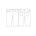 thumbnail image 6 of Real School Uniforms Big Kid 5-Pocket Stretch City Shorts 62012AZ, 8, Khaki, 6 of 6