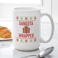 thumbnail image 6 of CafePress - Gangsta Wrapper - 15 oz Ceramic Large White Novelty Mug, 6 of 6
