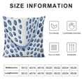 thumbnail image 5 of SHANXI Dense Blue Throw  for Patio Funiture Garden Sofa Couch 18x18in, 5 of 5
