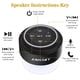 thumbnail image 5 of HAISSKY Altavoces de ducha Bluetooth, altavoz inalámbrico portátil con ventosa, altavoz impermeable IP67 con luz LED, se empareja fácilmente con teléfonos, tabletas, computadora, regalo para hombres y, 5 of 5