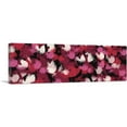 thumbnail image 1 of ARTCANVAS Cherry Pink Red White Modern Panoramic Canvas Art Print - Size: 36" x 12" (0.75" Deep), 1 of 9