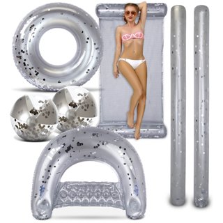 Jumbo Foam Multipurpose Swimming Pool Noodle Float, Brown, 2 Pack, Swim Noodles For Adults