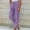 Purple, variant on IDALL Linen Pants Women Petite Pants Women Fashionable And Casual Summer Elastic High Waisted Solid Color Cotton And Linen Loose Trousers Lounge Pants Women Baggy Pants Gray L