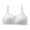White, variant on Girls Sports Bra 10-14 Years Old Teen Training Lingerie, Adjustable Shoulder Strap Fixed Cup Bralette, Breathable Cotton Comfort Underwear, Seamless Supportive Puberty Vest, Non Slip Daily Top