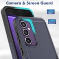 thumbnail image 2 of for Samsung Galaxy S25 Plus Back Case, Luxury Ultra Slim PC + TPU Double-Layer Anti-Fall Shockproof Drop Protective Lightweight 2 In 1 Phone Case Cover for Samsung Galaxy S25 Plus, Darkblue, 2 of 5