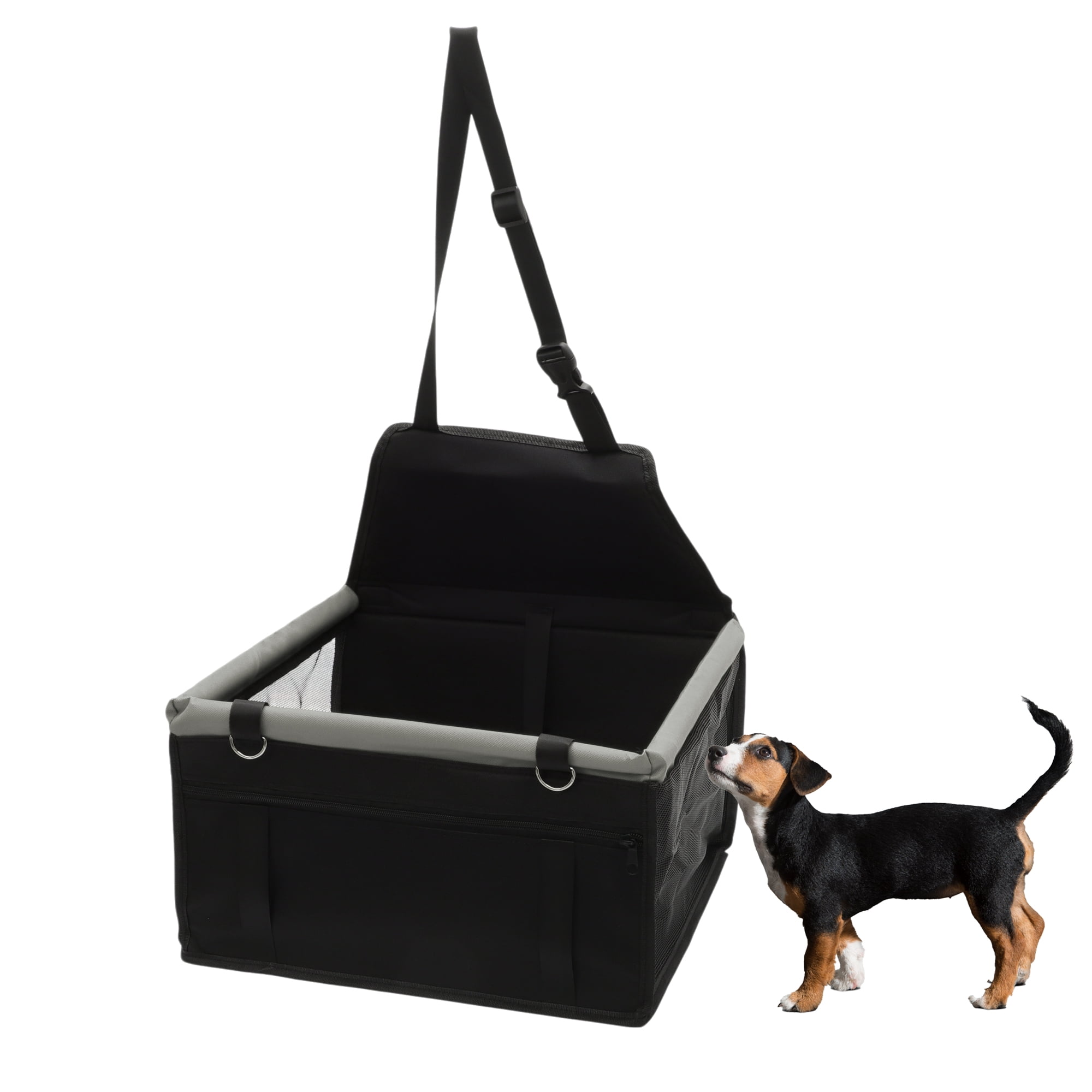 Unique Bargains Durable Waterproof Car Seat Booster for Pets Black Gray