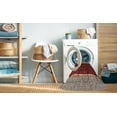 thumbnail image 2 of Ahgly Company Machine Washable Indoor Square Abstract Camel Brown Area Rugs, 6' Square, 2 of 7