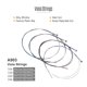 thumbnail image 3 of Alice A903 Juego completo universal (ADGC) Cuerdas de viola Acero Core Alloy Winding, 4pcs / set Alice Instrumentos de cuerda, 3 of 6