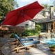 thumbnail image 5 of Sombrilla Playa Costway Quitasol de Patio Manivela Parasol Jardín Rojo Vino 3m, 5 of 6