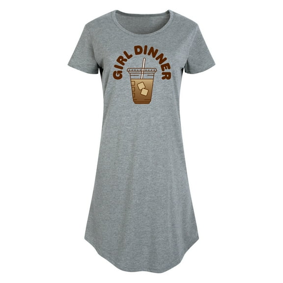 Instant Message - Iced Coffee Girl Dinner - Women's Any Way Dress