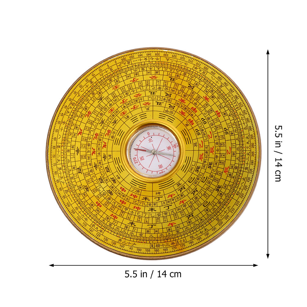 LOLIPPYY Golden Metal Geology Compass for Educational Use with Precision Craftsmanship and Stylish Elegant Design
