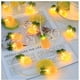 thumbnail image 3 of Juego de 3 Luces de Cadena de Piña, Decoraciones Hawaianas, Luces de Cadena de Piña Luau Tropical para Fiestas de Verano, 3 of 5