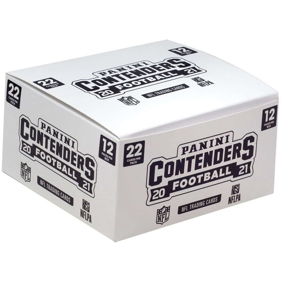 NFL Panini 2021 Contenders Football Trading Card VALUE Box (12 Packs)