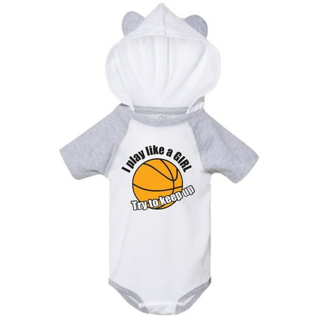 

Inktastic I play like a GIRL... Try to keep up Gift Baby Girl Bodysuit