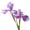 Purple, variant on bestolf Artificial Iris Flower 2 Heads Faux Silk Flower Bouquet Long Stem Fake Iris Flowers for Floral Arrangements Table Centerpiece Party Wedding Decor