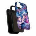thumbnail image 3 of Glowing Cherry Blossom Cat Phone Case for Cat Lovers, Cute Feline Art with Dreamy Glow, Compatible with iPhone 11/12/13/14/15/16 (Pro Max/Plus), 3 of 9