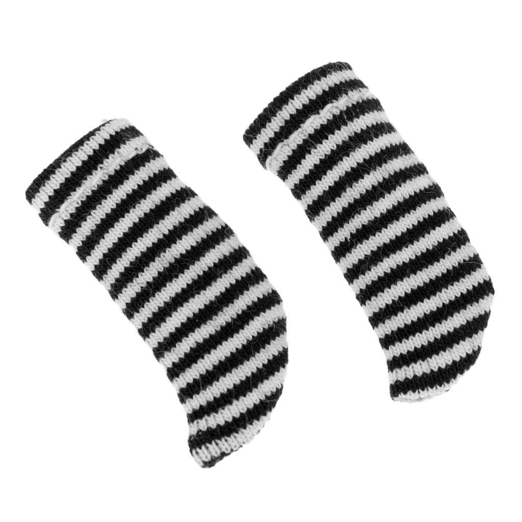 Stylish Striped Socks Outfit for OB11 11 Mini 1/12 BJD Dolls Clothes