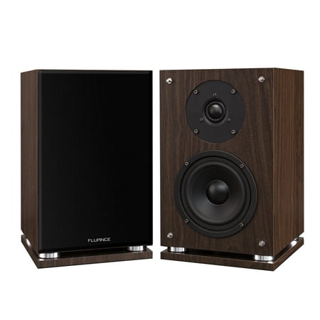 Fluance SX6W High Definition Two-Way Bookshelf Loudspeakers - Natural