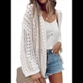 thumbnail image 1 of Suéter Tipo Cárdigan para Mujer, Color Cremoso, Talla S, 1 of 7