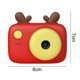 thumbnail image 5 of Videocámara de dibujos animados Juguete Mini Videocámara digital Juguete para niños Regalos de vacaciones (Rojo) Ehuebsd libre de BPA, 5 of 9