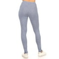 thumbnail image 3 of Women's Casual High Waist Solid Full Length Leggings, 3 of 5