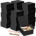 thumbnail image 1 of Caja de Regalo para Hombre y Mujer con Tapa, 20 Pcs Cajitas para Recuerdos con Pegatinas y cuerdas de cáñamo, Ideal para Bodas Fiestas Cumpleaños Dulces Navidad Aniversarios y Baby Showers (Negro), 1 of 4