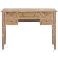 thumbnail image 2 of vidaXL Writing Desk Brown 109.5x45x77.5 cm Wood, 2 of 5