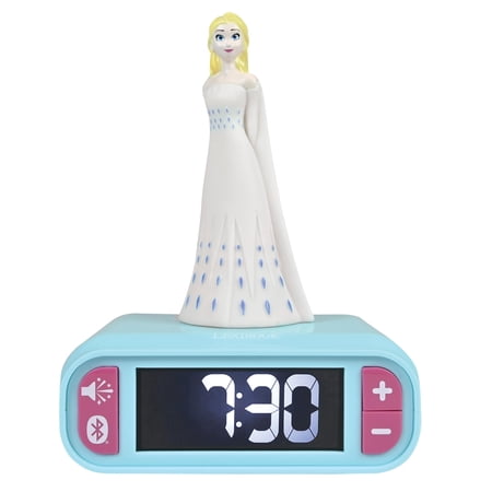 Lexibook Frozen Elsa Digital Alarm Clock with 3 D Night Light, Bluetooth - 60859 b 0 f 92 b 8 4205