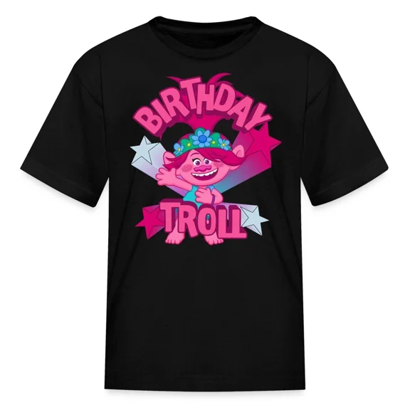 Colorful Birthday Troll Fun Party Celebration Art Unisex T-Shirt up to size 5XL