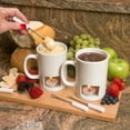 thumbnail image 5 of Evelots Fondue Mugs,2 Mugs,4 Forks & 8 Votive Candles-Minor Defects-14 Piece Set, 5 of 5