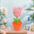 thumbnail image 1 of Bubble Machine Flower Bubble Maker Flower Pot Bubbles Machine Automatic Bubble Maker Toy with Musical for Kids Birthday Summer Toys Wedding, 1 of 2