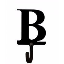 Village Wrought Iron WH-B-S Letter B Wall Hook Small