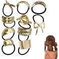thumbnail image 1 of Coleteros dors, bandas metálicas para el pelo, pulseras para mujer, brazaletes dors para coletas, para el trabajo, deportes y yoga., 1 of 1
