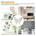 thumbnail image 5 of SkyAuks 36/12Pcs 3D brilliance Butterfly Wall Stickers Decals DIY Wall Art Decor Home Wall Decoration Sticker Mural for Kids Girls Children Bedroom Living Room Background Nursery, 5 of 8