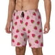 thumbnail image 1 of Fotbe Strawberries Traje de Baño para Hombre – Shorts de Natación de Secado Rápido con Forro y Bolsillos-Medium, 1 of 6
