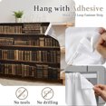 thumbnail image 5 of Vintage Books Cabinet Curtains 35"W x 35"L, Retro Art Elegant Bookshelf Sink Skirt for Bathroom Vanity Kitchen Self Adhesive, Dust-Proof Privacy Curtain for Shelves Closet Laundry Room Pantry, 5 of 9