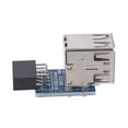 thumbnail image 3 of lanema USB 2.0 Type A Female Port to Double Layer Hub Adapter Motherboard 9 Pin Header, 3 of 6