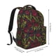 thumbnail image 2 of Disketp Burgundy Peony Flowers Mochila Estampada para Hombre y Mujer – Mochila Ligera Clásica con Múltiples Bolsillos para Universidad, Trabajo y Viajes-One Size, 2 of 5